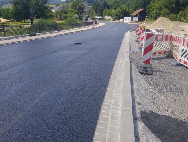 Asphalt 13 Hafenlohr Neubau Ortsdurchfahrt