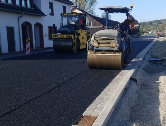 Asphalt 15 Hafenlohr Neubau Ortsumgehung